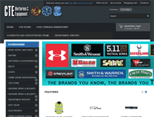 Tablet Screenshot of cteuniforms.com